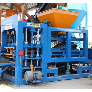 QT 8-15 maquinaria de fabricación de ladrillos de hormigón completamente automática máquina de bloques de hormigón fabricación automática material de construcción enclavamiento - Product Image 1