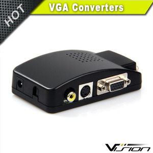 Nova TV AV <span class=keywords><strong>S</strong></span> Vídeo <span class=keywords><strong>RCA</strong></span> Composto para VGA PC Monitor Conversor Adaptador Caixa