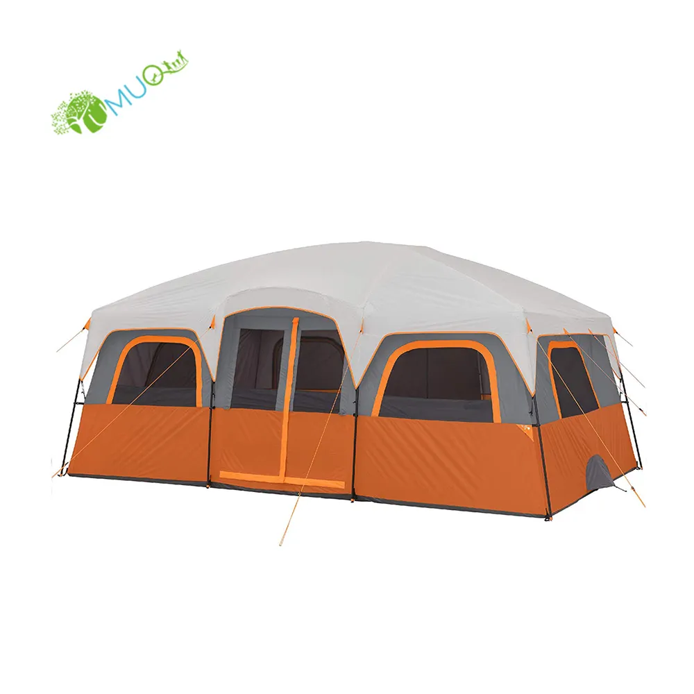 Yumuq Extra 12 Persoon Waterdichte Rechte Familie Muur Cabine Tent, 11X16 Voeten Voor Familie Outdoor Backpacken, camping Wandelen