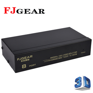 FJGEAR precio competitivo 1 entrada 8 salida Vga Splitter para ordenador Audio Video otro audio doméstico