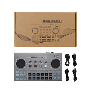 Yarmeeプロマイクusbオーディオインターフェースオーディオサウンドカードとスタジオコンデンサーマイクストリーミングミキサー - Product Image 6