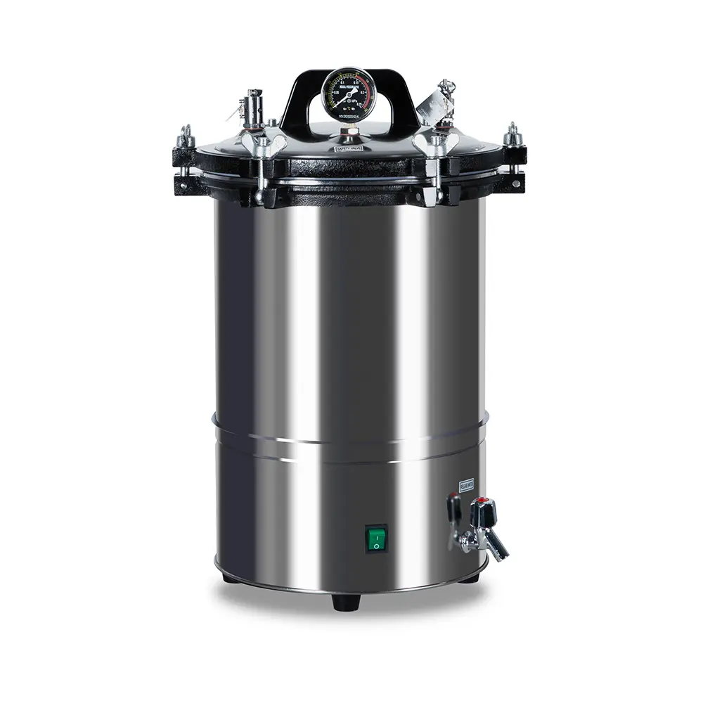 18L 24L Class B Autoclave Steam Sterilizer Portable High Pressure Laboratory Autoclave