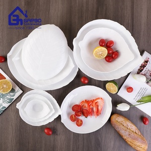 Bộ Đồ Ăn 26 Món Màu Trắng Tinh Khiết Hình Vuông Đặt Làm Theo Yêu Cầu Của Nhà Máy Trung Quốc Bộ Đồ Ăn Tối Bằng Kính Opal Chịu Nhiệt Thanh Lịch Sang Trọng - Product Image 4