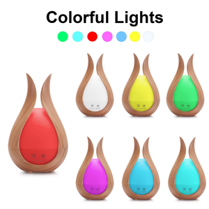 200ml Wood Grain Aromatherapy <strong>Humidifier</strong> Wireless Remote Control Cool Mist Electric Aroma <strong>Diffuser</strong> <strong>With</strong> <strong>Timer</strong> - Product Image 4