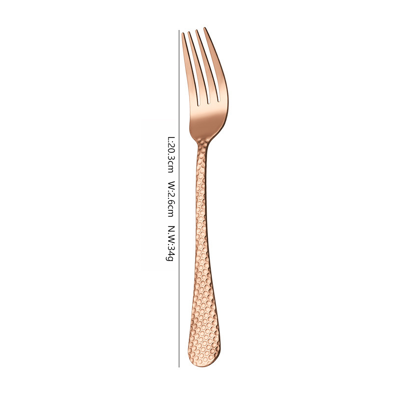 Rose Gold Dinner Fork