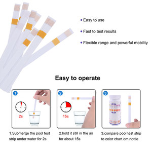 PH Meters PH <strong>Test</strong> Strips 2 in 1 6.8~8.4 <strong>Test</strong> Strips Free Chlorine Bromine Measurement Alkaline Acid Swimming Pool SPA - Product Image 4
