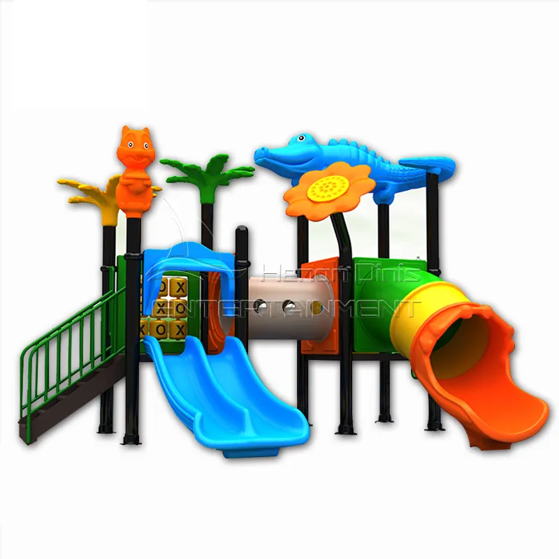 Prezzo all'ingrosso di fabbrica nuovo stile di plastica all'aperto attrezzature per parchi giochi per bambini giocattolo di divertimento parco giochi all'aperto adatto per i bambini