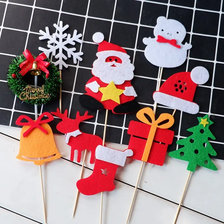 Pafu caixa de presente para festa de natal, boneco de neve, papai noel, homem de neve, rena, árvore de natal, decorações de cupcake