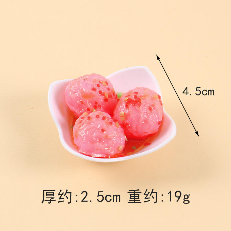 Bolas de camarón-plato de cuatro esquinas (sin imán)