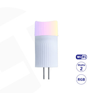 RGB 2W G4 seramik LED WIFI kontrol akıllı ampul Led G4 ampuller açık yolu peyzaj aydınlatma armatürleri - Product Image 2