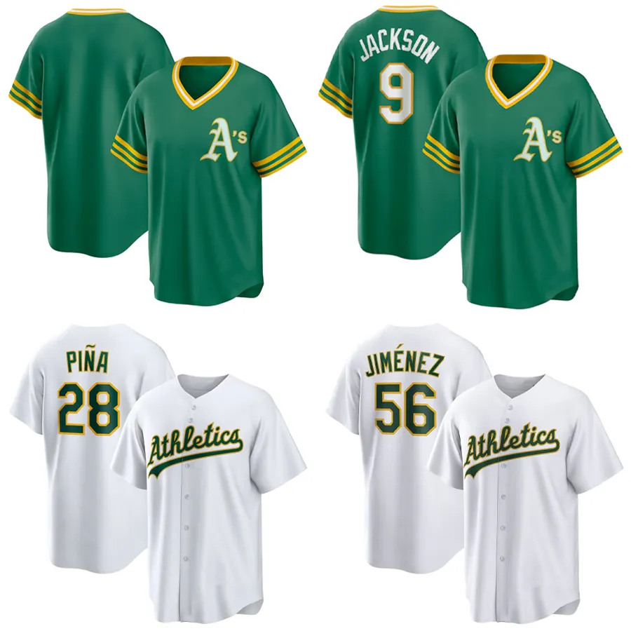 Vente en gros de vêtements de baseball brodés de haute qualité #25 Oakland Jersey hommes sport chemise de baseball