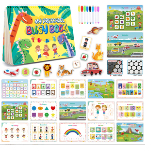 Children'<strong>s</strong> Early Education <strong>Cognition</strong> Tear Paste Book Flip Book Enlightenment Busy Book - Product Image 2