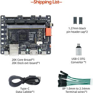 Sipeed Tang Primer 20K Gowin GW2A FPGA GoAI Kit de placa de desarrollo Sistema mínimo con interfaz DSP LvDs
