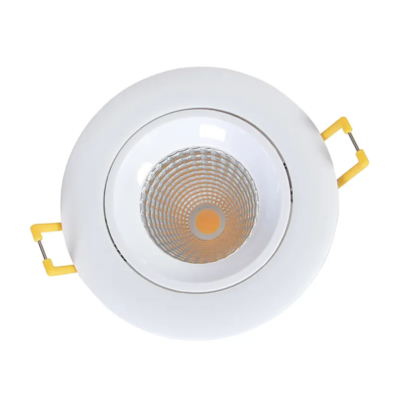 Plástico aluminio precio barato regulable dim to warm dim 2 warm 2700K COB foco led