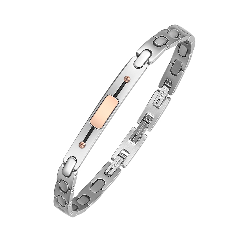 Silver and rose gold