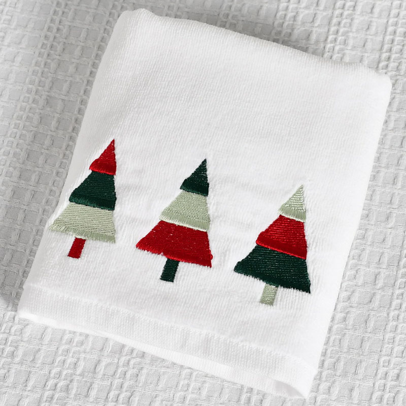 christmas three trees