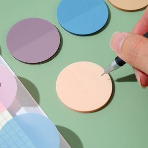 Hengxin sản phẩm hot 50 sheets Pet Vòng ghi chú dính bán buôn màu trong suốt <span class=keywords><strong>Sticky</strong></span> <span class=keywords><strong>Note</strong></span> Pads - Product Image 3