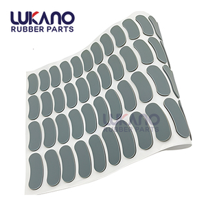 Dizüstü bilgisayarlar için özel lastik ayaklar küçük mini yapıştırıcı şok emme koruyucu kauçuk taban ayak pedleri - Product Image 4