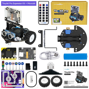 マイクロビットV2に基づくpythonプログラミング用のK210モジュールを備えたYahboom Tiny bit Pro AIビジュアルロボットカー - Product Image 6