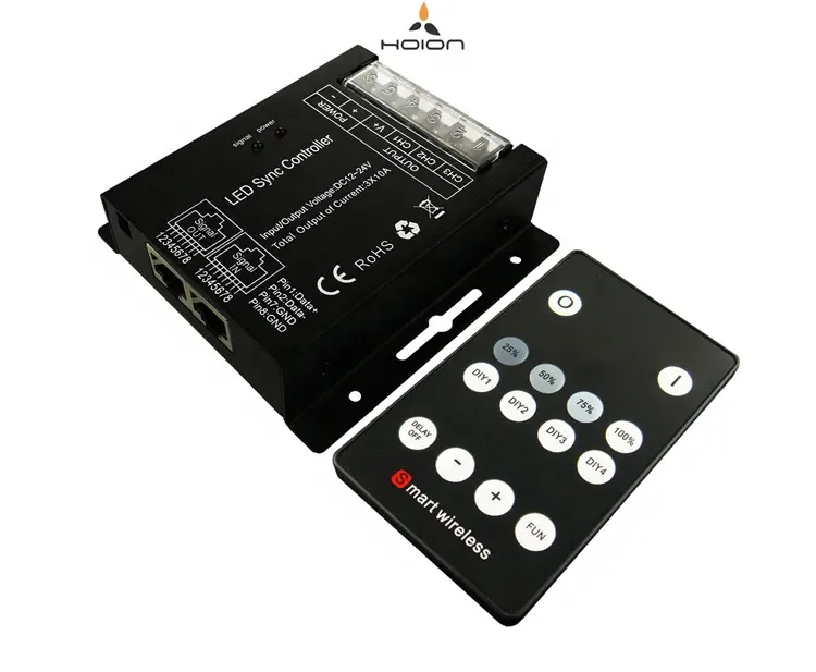 LED Dimmer Dimmer luminosità dimmerabile singolo colore Hoion PWM Wireless DC 12V 24V LED Strip Dimmer Controller