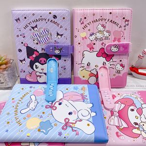 Venta al por mayor 12 piezas contraseña con bloqueo diario cuaderno creativo de mano con Gel pluma estudiante Bloc de notas - Product Image 2