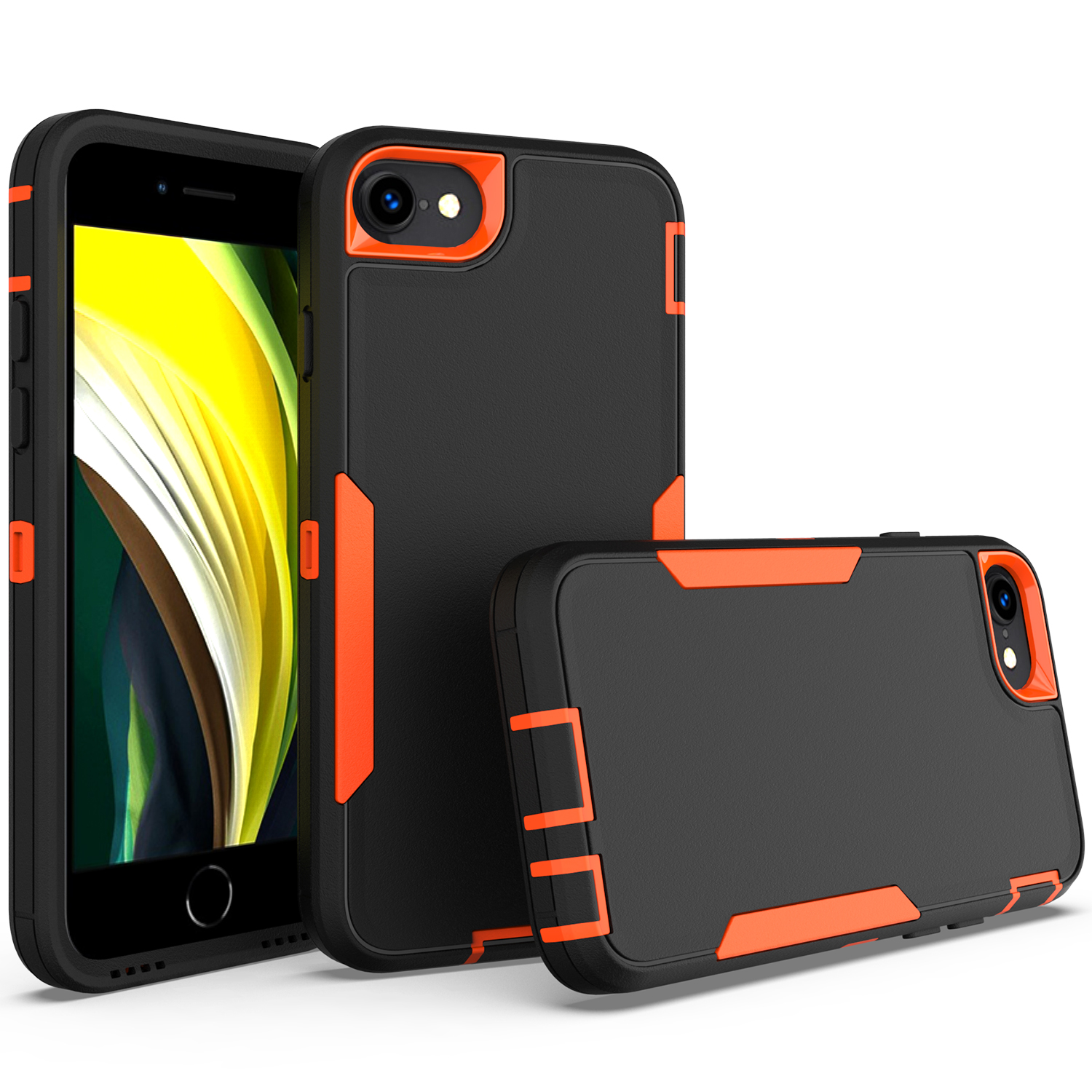 Negro + naranja