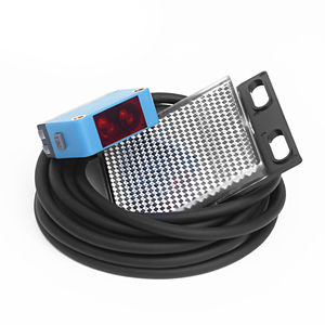 鏡面反射ビジョン光電センサー検出透明非透明物体レトロ反射光学フォトセンサー - Product Image 2
