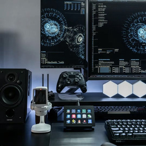 OEM/ODM Controlador de creación de contenido en vivo 15 teclas Teclado USB con cable con pantalla LCD personalizada Stream Deck - Product Image 2