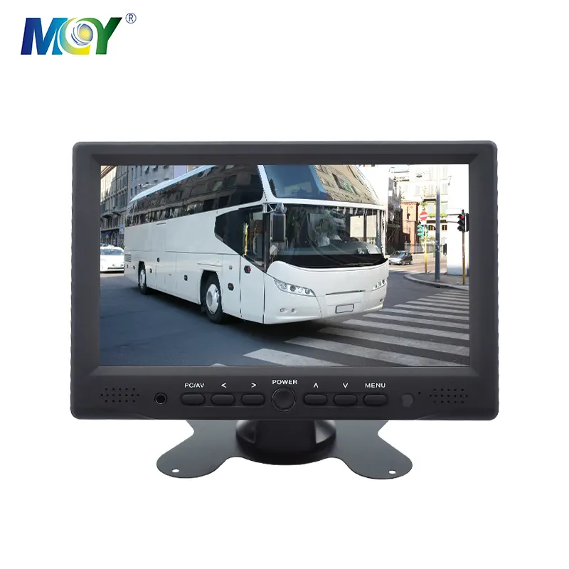 1024*600 V 7 24 Polegadas VGA Monitor TFT LCD Car Retrovisor Monitor de Ônibus Caminhão