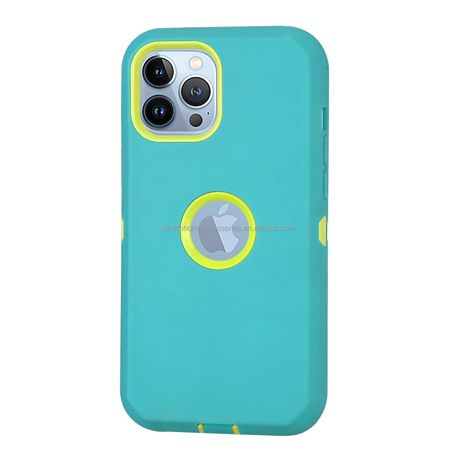 bleu sarcelle + jaune