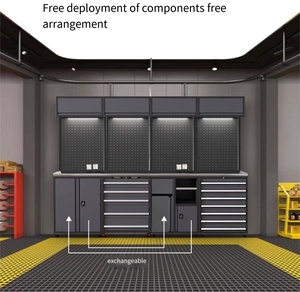 组合定制可拆卸工具箱和储物柜车间车库储物工作台工具柜 - Product Image 6