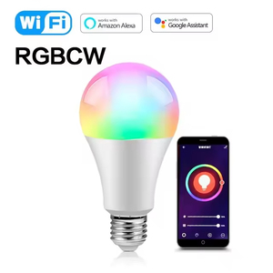 Tuya WIFIコントロールRGBスマートWifi照明E27電球ワイヤレスアプリコントロール調整可能A19 Led Blub - Product Image 5