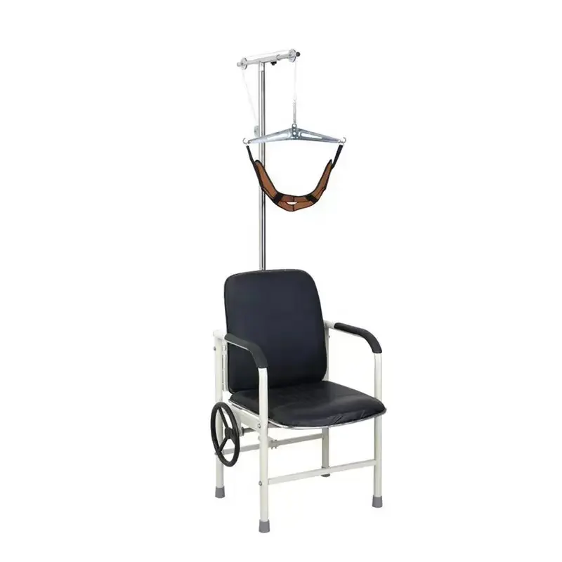 Camilla Lumbar Cervical multifuncional Silla de tracción para cuello Equipo de rehabilitación de fisioterapia