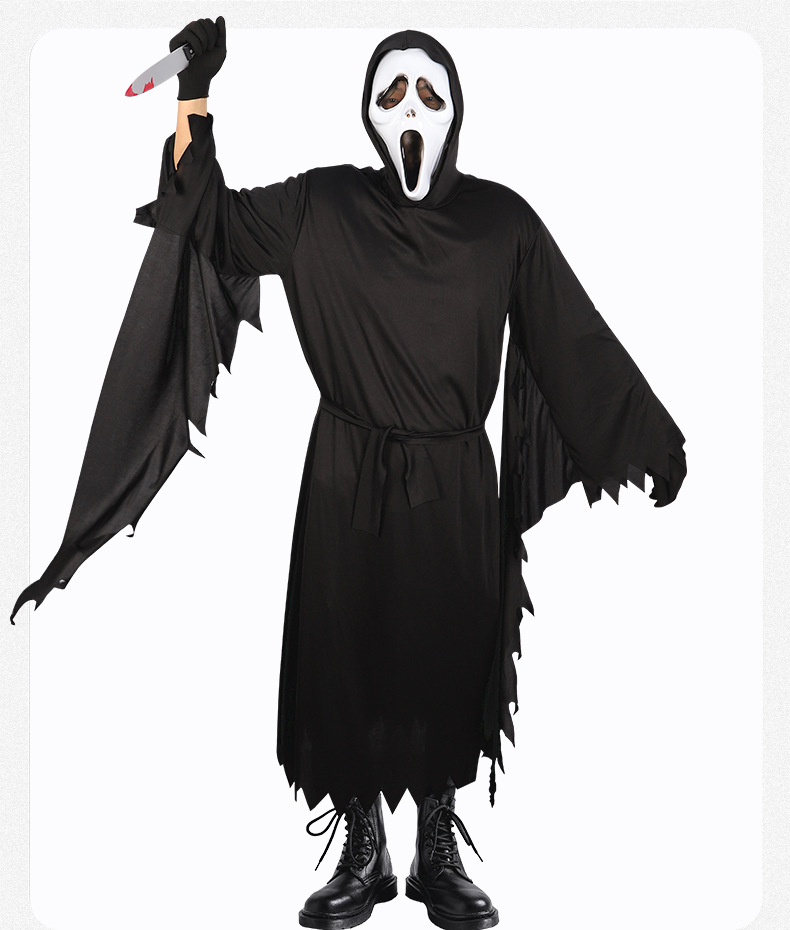 black mask+clothing