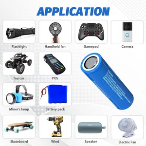 High Quality 18650 <strong>18700</strong> 2500mAh 3.7 v 2500mAH 2600mAH Rechargeable Lithium <strong>Battery</strong> Cell for Electronics Toys Power Tools - Product Image 6