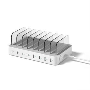 Masaüstü taşınabilir akıllı cep telefonu hızlı şarj evrensel çoklu USB şarj aleti 8 Port 4 tip C portu ile hızlı şarj istasyonu - Product Image 1
