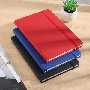 Promotion Gift A4 A5 Promotional A6 Embossed Logo Leather <strong>Notebook</strong> Dotted Inner Page Binding <strong>Elastic</strong> Strap <strong>Notebook</strong> for Business - Product Image 6