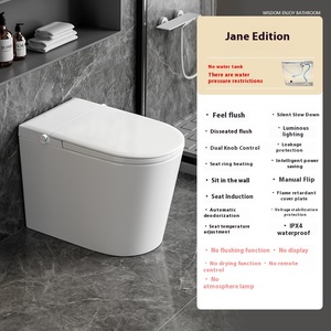Intelligent Multi-Function Smart <strong>Toilet</strong> 58 cm Long with Small <strong>Size</strong> Remote Control &amp; S-Trap Drainage Pattern Included - Product Image 6