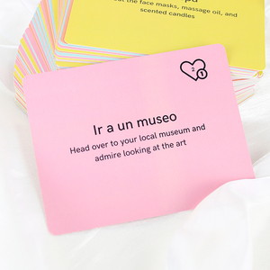 ไพ่สนทนาความสัมพันธ์แบบคู่สำหรับ100โต๊ะพิมพ์แบบกำหนดเองสำรับเกม - Product Image 4