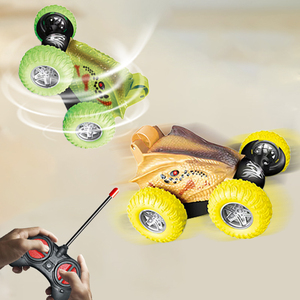 รถดั๊ม r/c สตันท์4ch ใหม่รถบังคับวิทยุบังคับ360องศารถของเล่นรถควบคุมระยะไกลพร้อมไฟสำหรับเป็นของขวัญเด็ก - Product Image 5