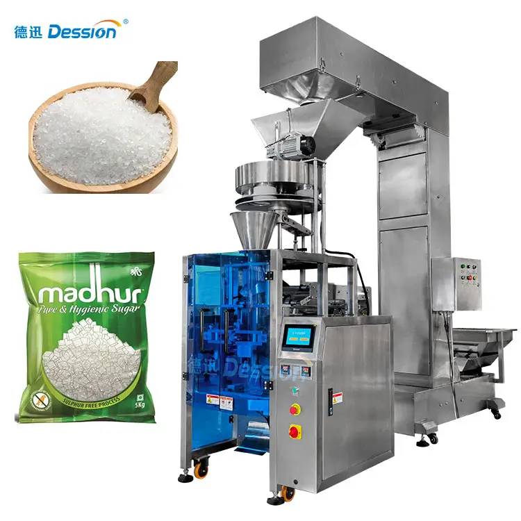 Dession פונקציה רב באיכות גבוהה מלא אוטומטית 1kg 2kg סוכר מלח קטן גרגיר גלישת מכונת