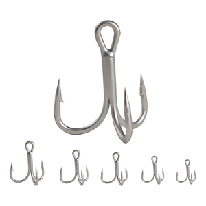 SUPERIORFISHING Shaugh Nessy Shape Treble Hook 4X Force 6 #-5/0 # Taille Fabricant Hameçon de pêche T808 - Product Image 2