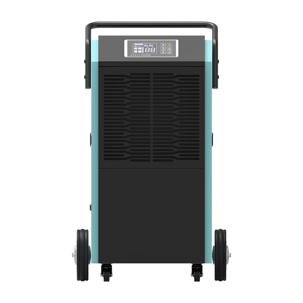 Déshumidificateur d'air à effet de serre 90L/D de haute qualité Grand déshumidificateur de climatiseur mobile à roues