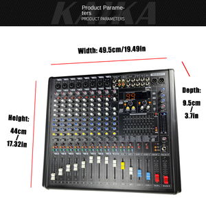 LAIKESI MB1004FX 10channels <strong>Microphone</strong> <strong>Inputs</strong> <strong>Audio</strong> Mixer with USB Digital Effect Recording Function PC Connection - Product Image 3