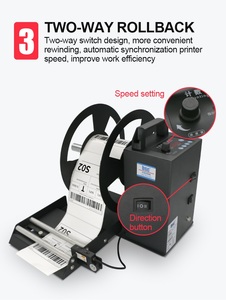Bsc J150 Label Rewinding Counting Machine Label Rewinder Table Top Rewinder Label Counter Big Width - Product Image 3
