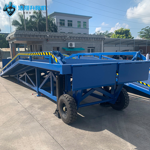 <strong>Container</strong> <strong>Loading</strong> <strong>and</strong> <strong>Unloading</strong> Platform 8-20ton Movable Dock Ramp Portable Forklift Ramp Custom - Product Image 5