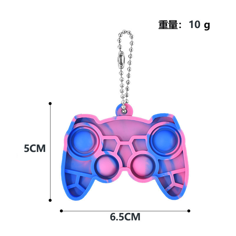 Handle key chain-no6 blue powder