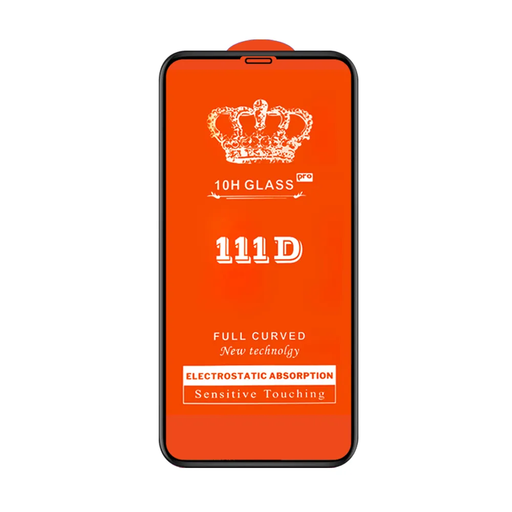 111D 9H คุณภาพสูงกาวเต็ม Cover กระจกนิรภัยสำหรับ Samsung A01A11 A31 A51 A71 A81 A91หน้าจอป้องกันฟิล์ม