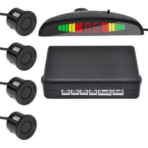 Sistema de Sensor de aparcamiento Universal para coche, con pantalla LED y alarma Beeper