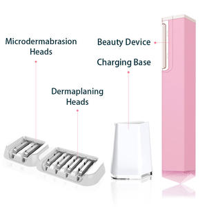 Dermplanning e Microdermabrasion pêssego fuzz remoção dispositivo sonic cabelo remoção dispositivo mini ferramenta depilação
